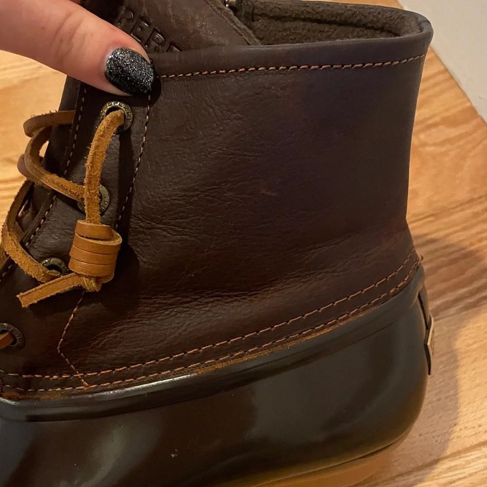 Sperry Waterproof Rubber Saltwater Duck Boots
